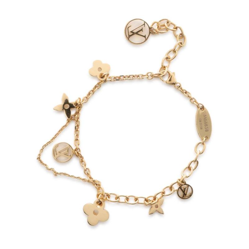 LOUIS VUITTON Bracelet・Chain Monogram Size L SilverM00309 Metal - Image 3