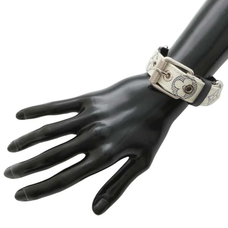 LOUIS VUITTON Bracelet・LV Tribute Size 19 Brown M6442 Monogram - Image 4