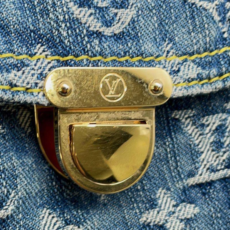Louis Vuitton Baggy Denim Bag Denim Monogram - Image 7