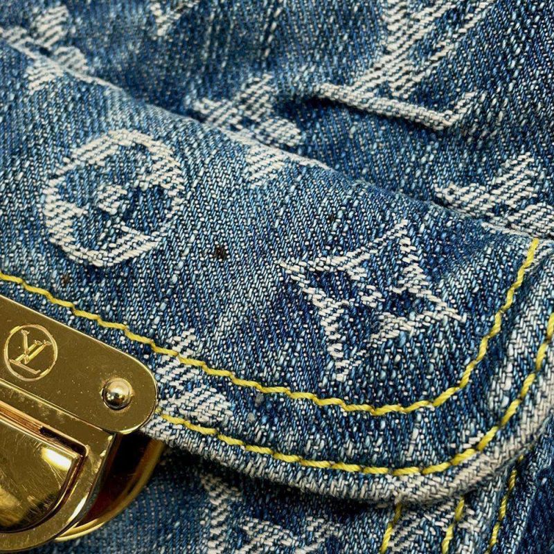 Louis Vuitton Baggy Denim Bag Denim Monogram - Image 14