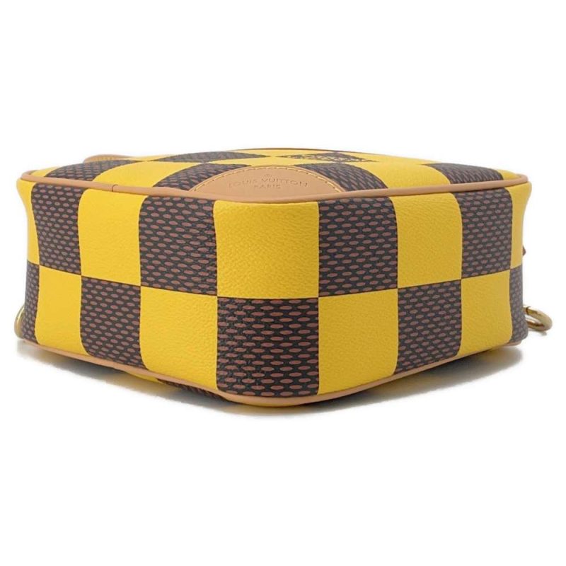 Louis Vuitton Chess Messenger N40562 Damier Pop Johnmat Yellow 24SS Farel Williams 2WAY Top Handle Shoulder Bag Mens - Image 3