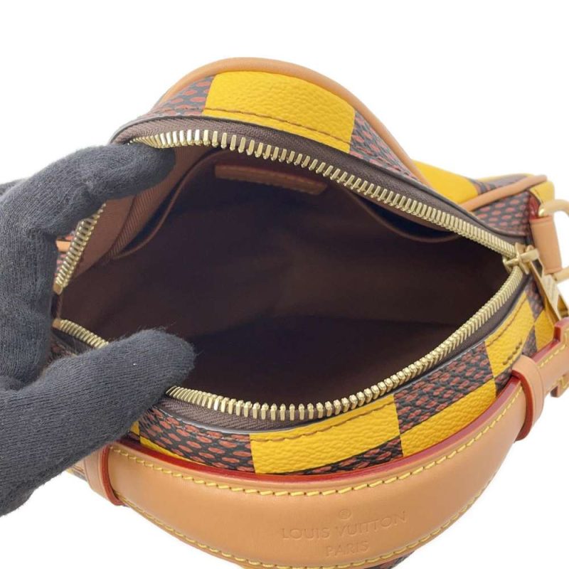 Louis Vuitton Chess Messenger N40562 Damier Pop Johnmat Yellow 24SS Farel Williams 2WAY Top Handle Shoulder Bag Mens - Image 6