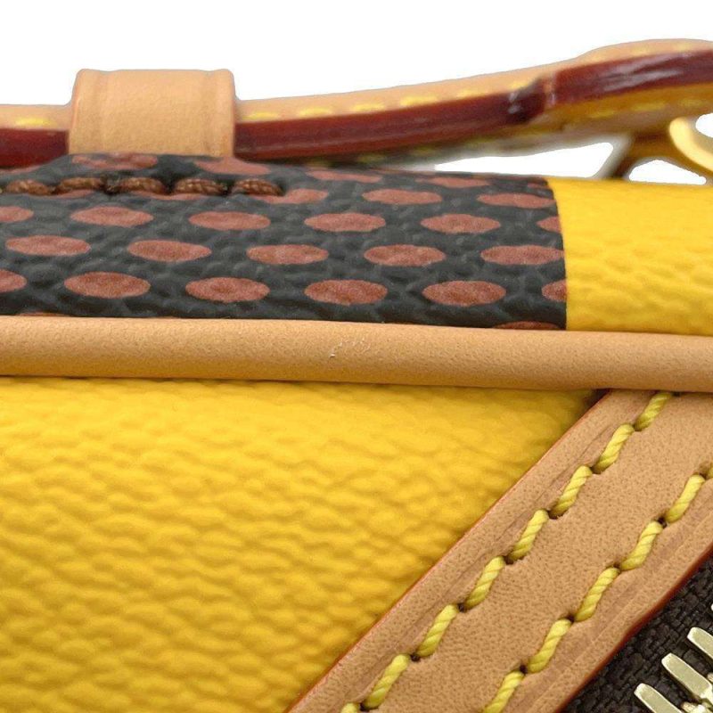 Louis Vuitton Chess Messenger N40562 Damier Pop Johnmat Yellow 24SS Farel Williams 2WAY Top Handle Shoulder Bag Mens - Image 7