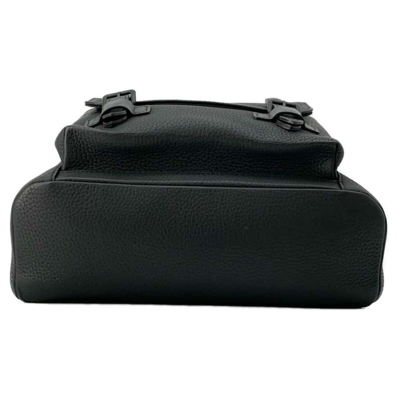 LOUIS VUITTON Christopher Slim Backpack Noir M58644 Taurillon Leather - Image 3