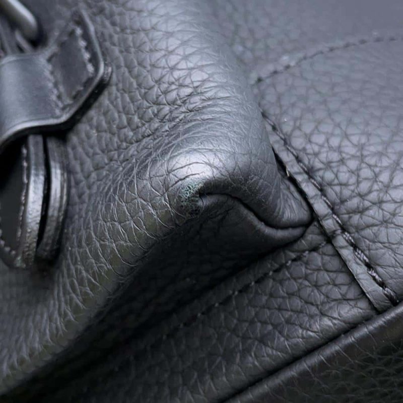 LOUIS VUITTON Christopher Slim Backpack Noir M58644 Taurillon Leather - Image 8