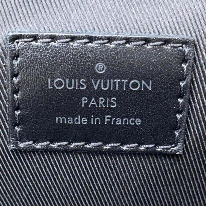 LOUIS VUITTON Christopher Slim Backpack Noir M58644 Taurillon Leather - Image 12
