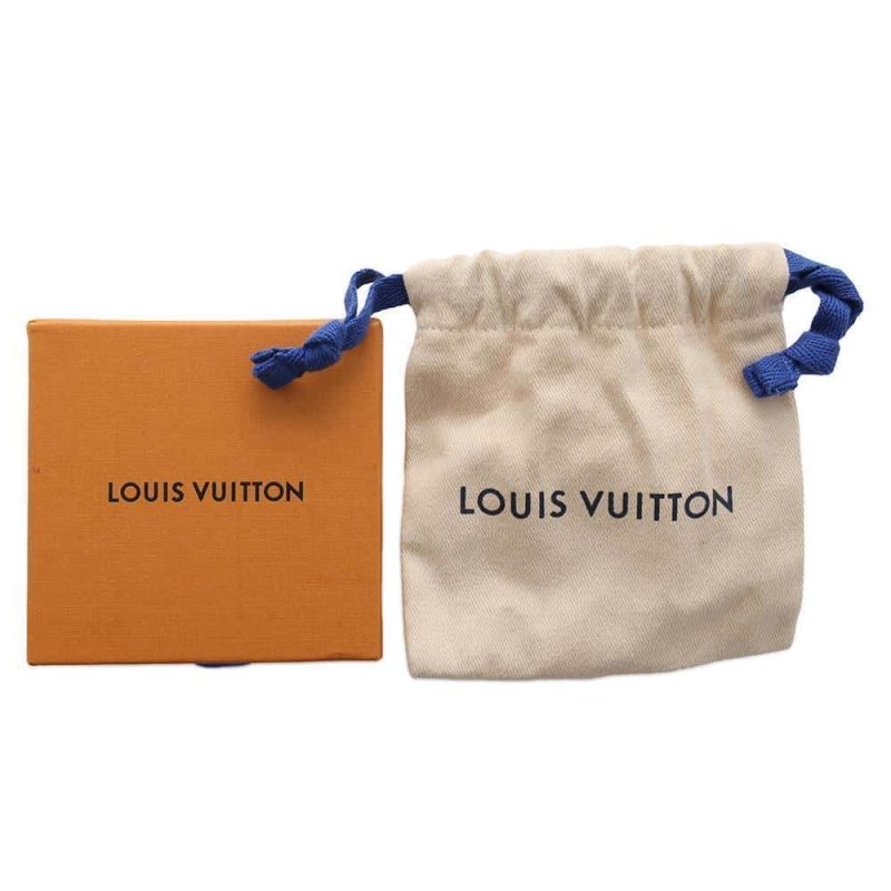 Louis Vuitton Brass Bowly Polka Dot Panama Bag - Image 13