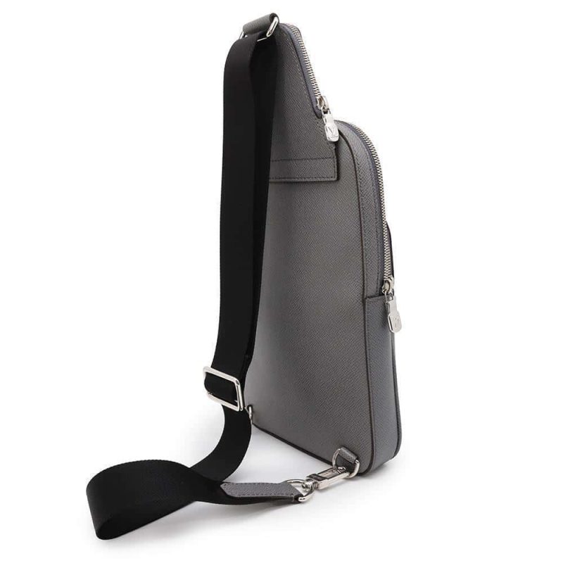 Louis Vuitton Avenue Sling Bag N41719 Avenue Body Bag Damier Graphite Black Gr Silver - Image 2