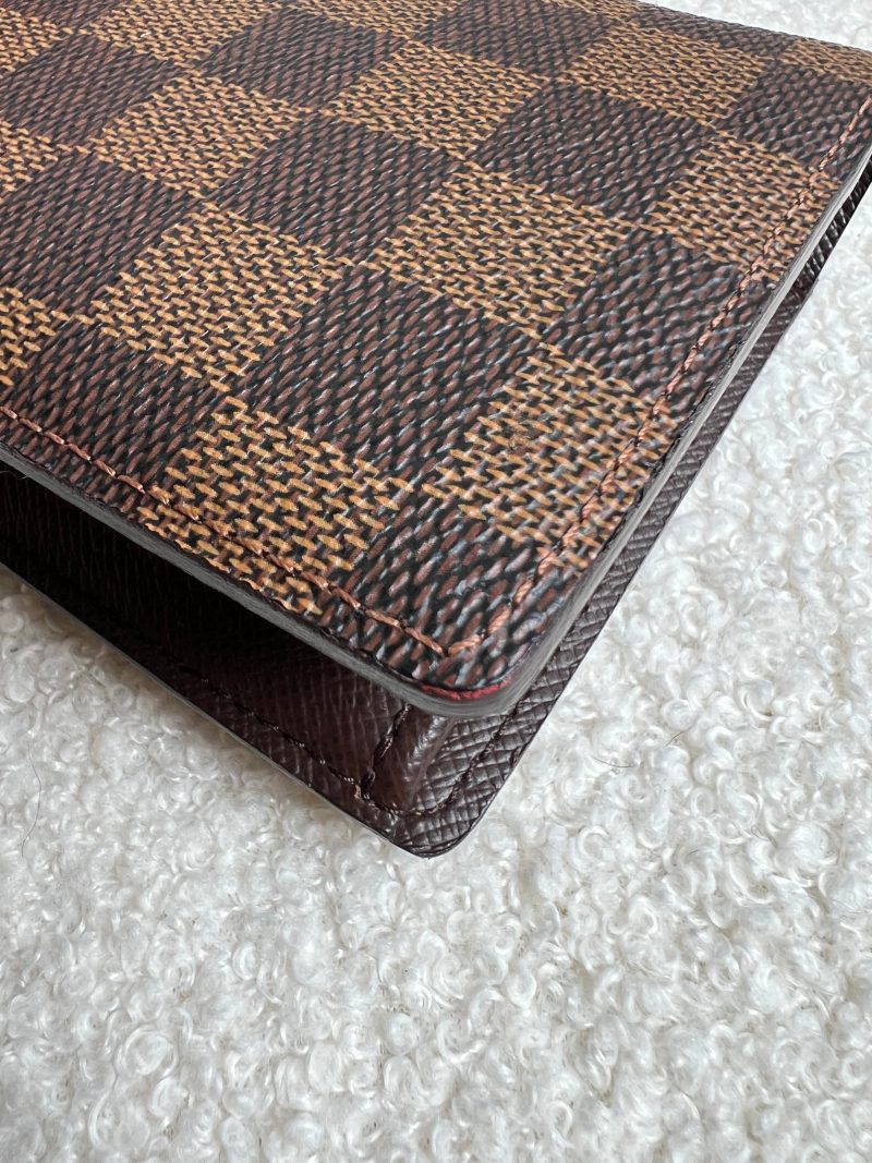 Louis Vuitton Brazza Wallet Monogram Upside Down Canvas Infrarouge Initials - Image 10