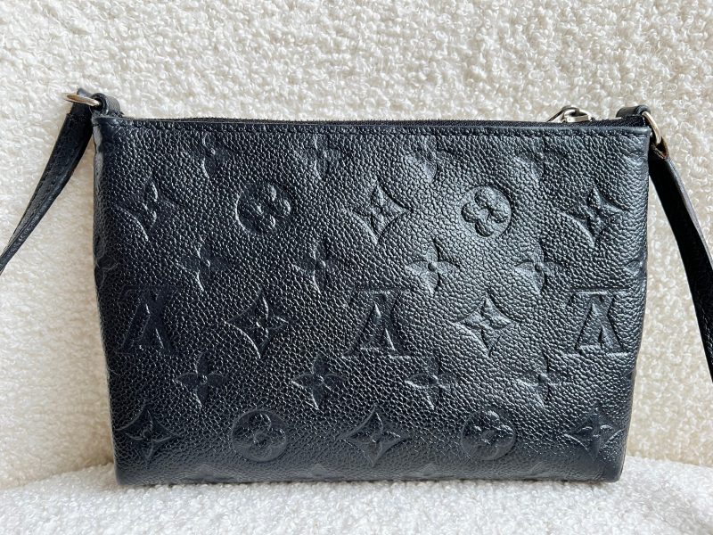 Louis Vuitton Black Monogram Empreinte Pochette Metis Bag - Image 13
