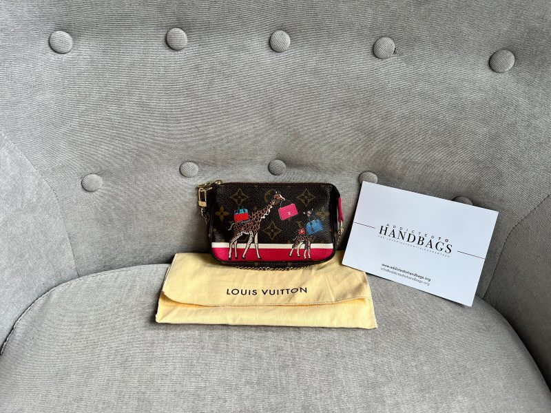 Louis Vuitton Christmas Edition Vivienne Animated Mini Pochette Accessoires in Monogram