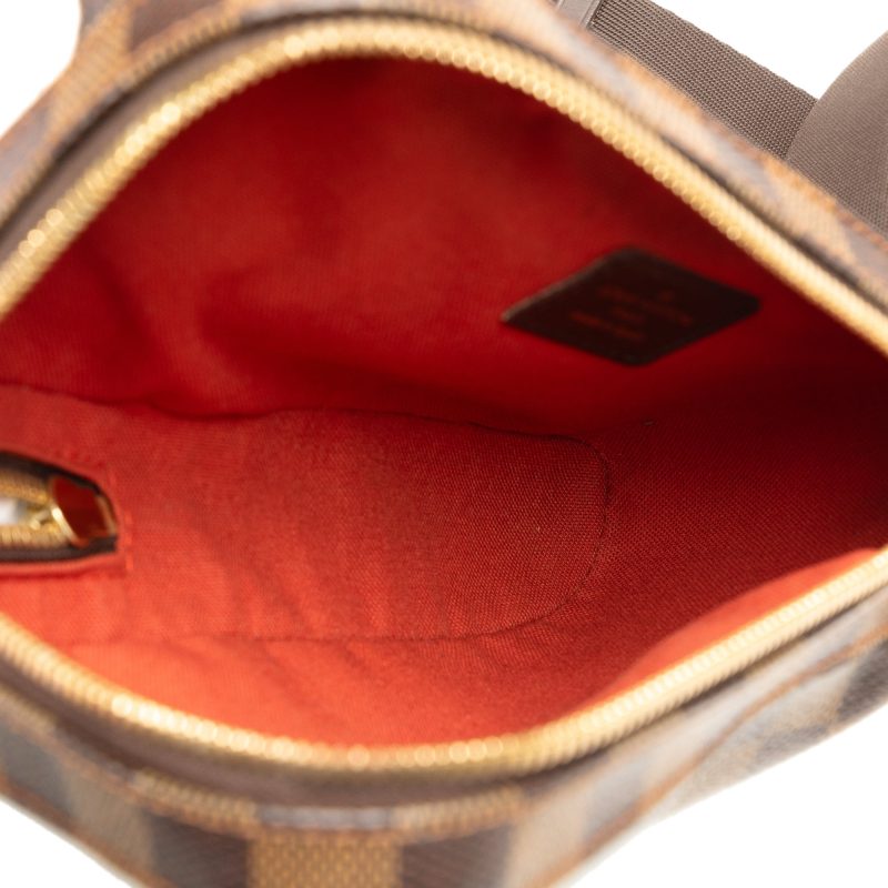 Brown Louis Vuitton Damier Ebene Geronimos Crossbody Bag - Image 5