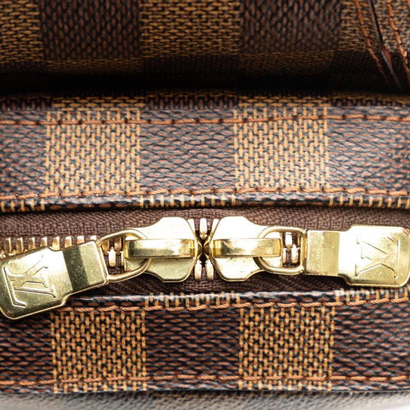 Brown Louis Vuitton Damier Ebene Geronimos Crossbody Bag - Image 8