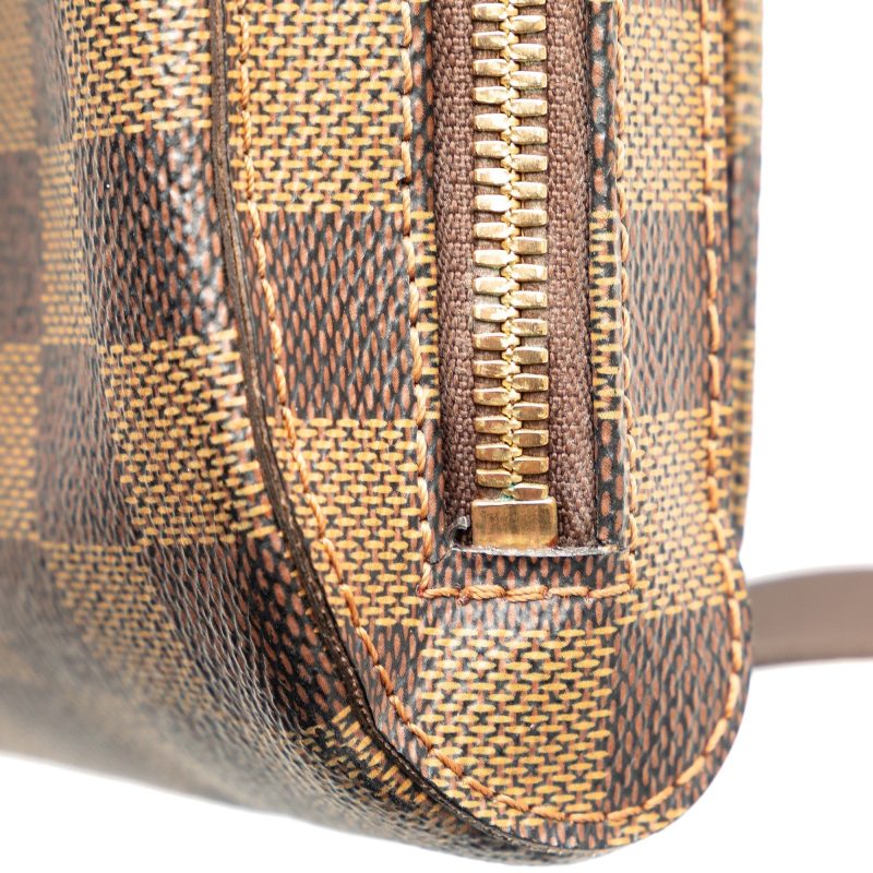 Brown Louis Vuitton Damier Ebene Geronimos Crossbody Bag - Image 9