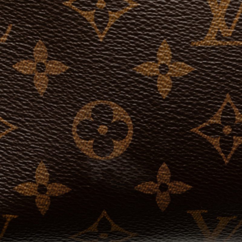 Brown Louis Vuitton Monogram Fold Tote PM Satchel - Image 8