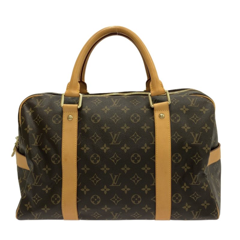 LOUIS VUITTON Carryall MM Monogram Canvas Shoulder Bag Brown - Image 2