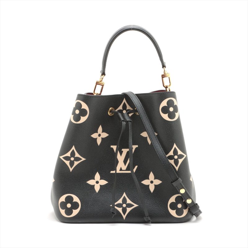 Louis Vuitton Black & White Nylon Monogram Kusama Infinity Dots Lockit MM Tote