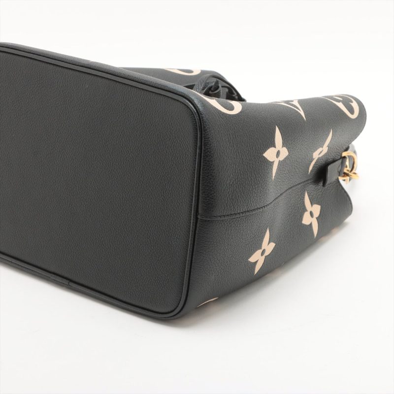 Louis Vuitton Black & White Nylon Monogram Kusama Infinity Dots Lockit MM Tote - Image 3