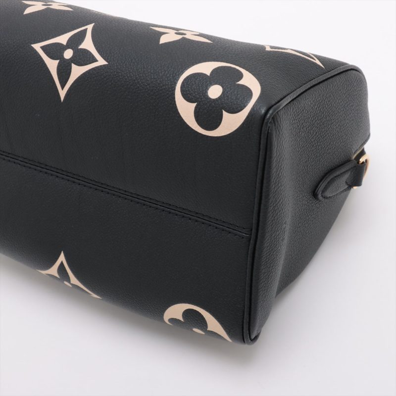 Louis Vuitton Black Beige Bicolor Monogram Empreinte OnTheGo PM [Clearance Sale] - Image 3