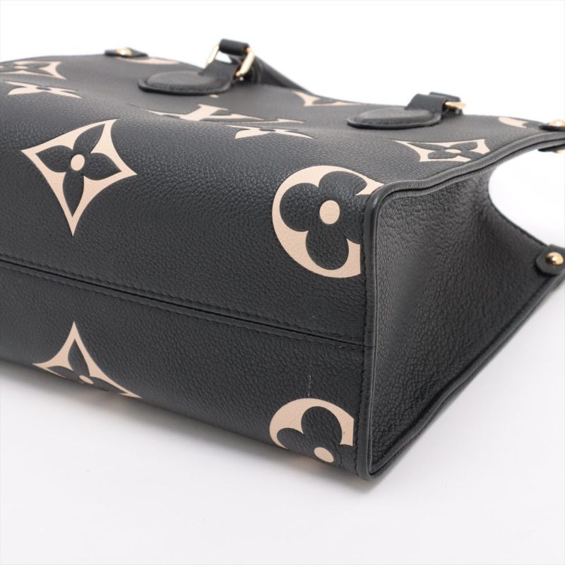 Louis Vuitton Black Beige Monogram Empreinte Montaigne BB - Image 3