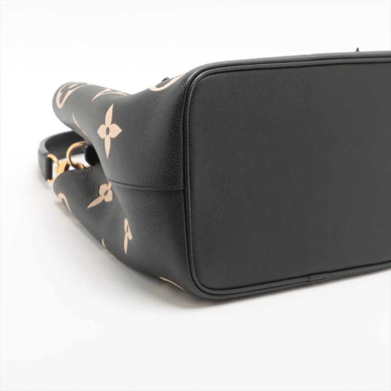Louis Vuitton Black & White Nylon Monogram Kusama Infinity Dots Lockit MM Tote - Image 4
