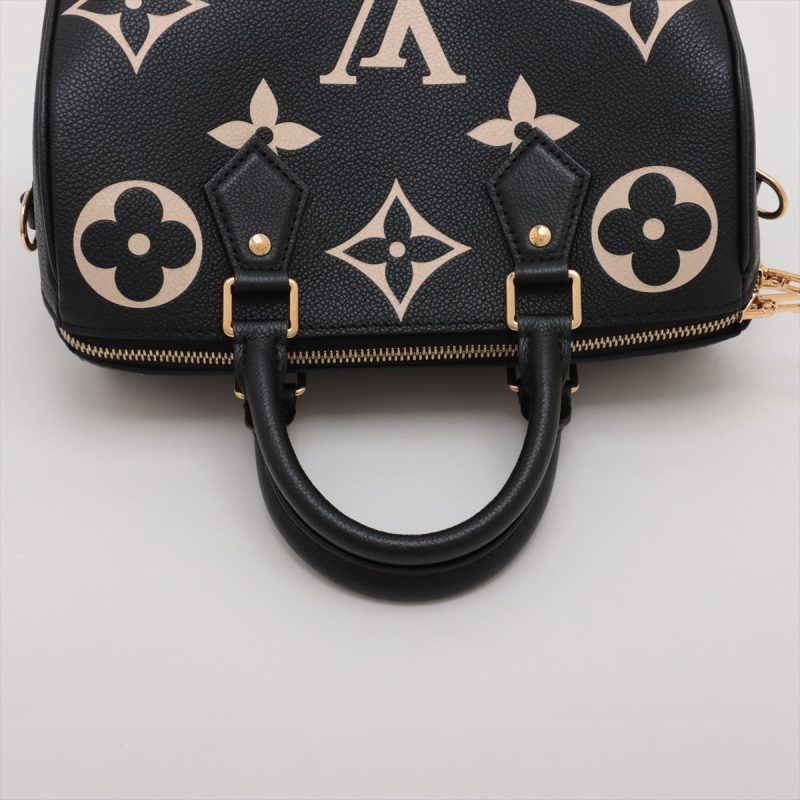 Louis Vuitton Black Beige Bicolor Monogram Empreinte OnTheGo PM [Clearance Sale] - Image 5