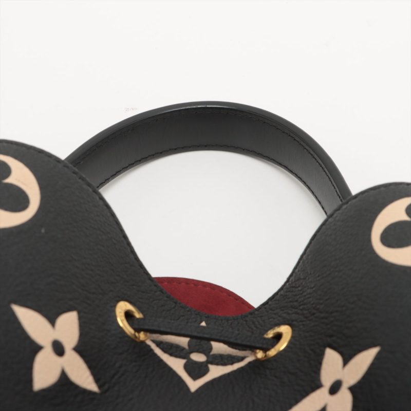 Louis Vuitton Black & White Nylon Monogram Kusama Infinity Dots Lockit MM Tote - Image 6