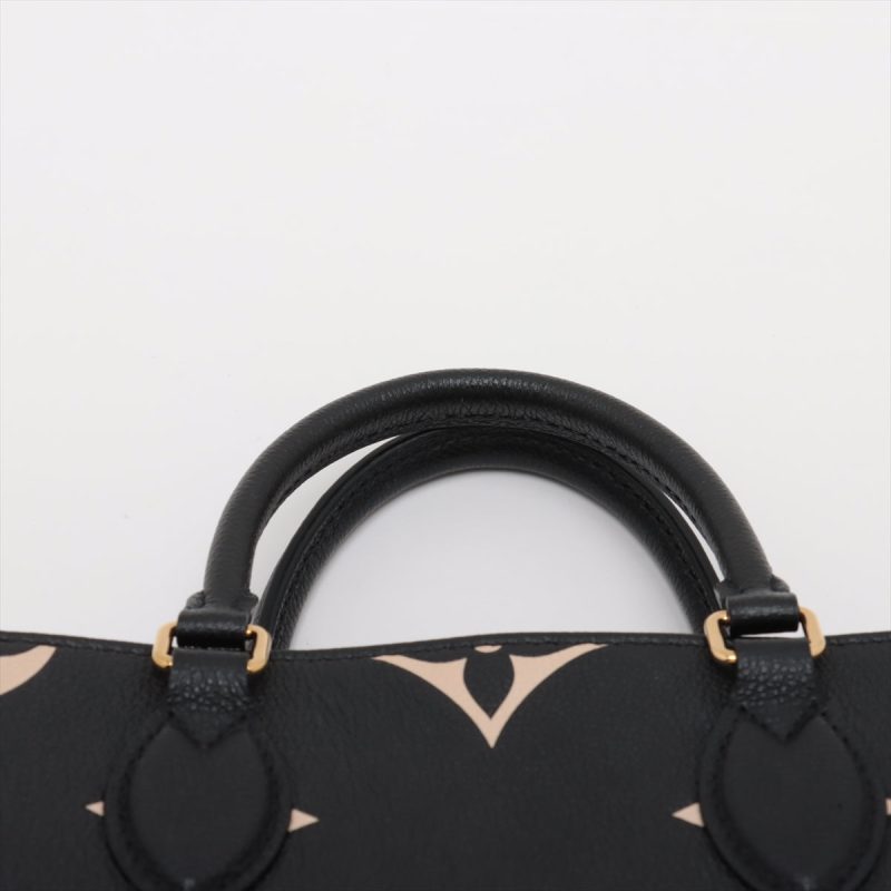 Louis Vuitton Black Beige Monogram Empreinte Montaigne BB - Image 6