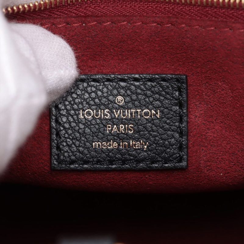 Louis Vuitton Black Beige Monogram Empreinte Montaigne BB - Image 12