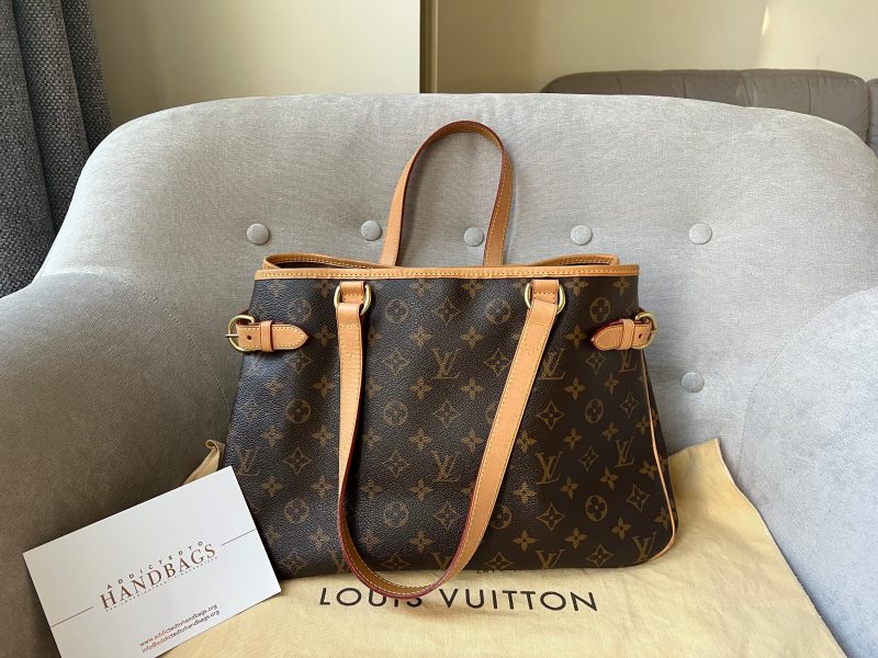 Louis Vuitton Batignolles Horizontal Monogram Canvas Tote Bag Brown Large