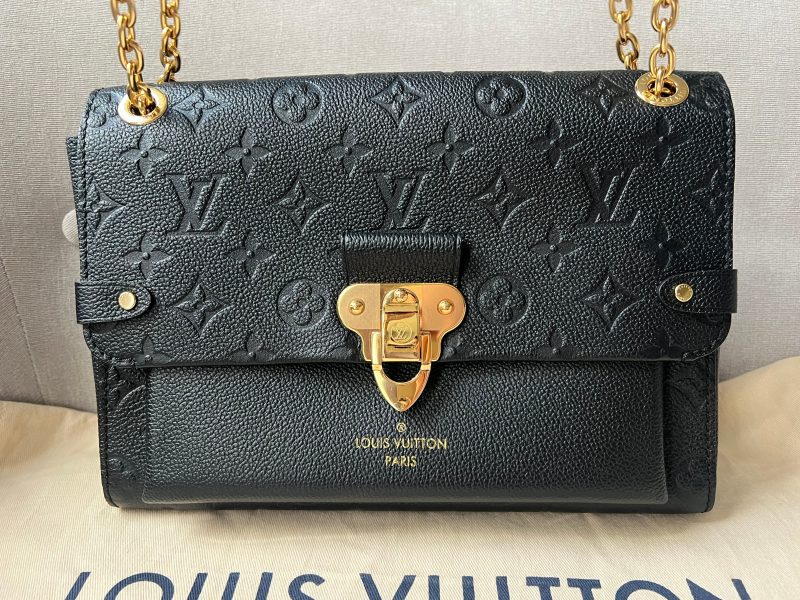 Louis Vuitton Black Empreinte Wallet on Chain Cross-Body - Image 4