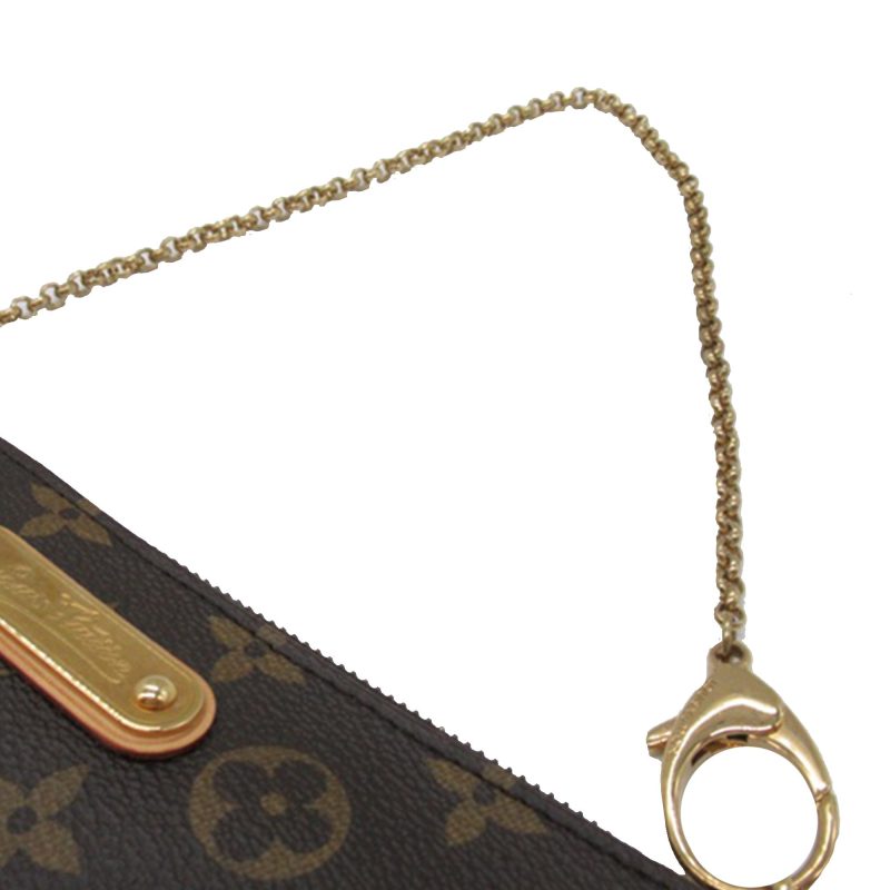 Brown Louis Vuitton Monogram Pochette Milla MM Shoulder Bag - Image 11