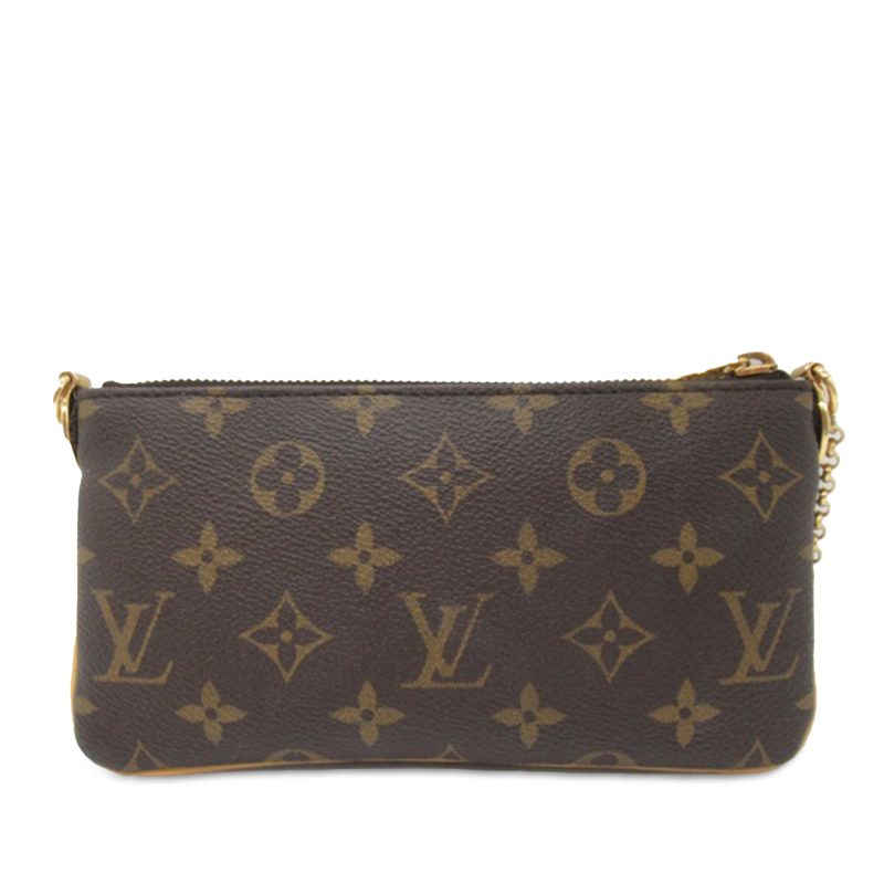 Brown Louis Vuitton Monogram Pochette Milla MM Shoulder Bag - Image 3