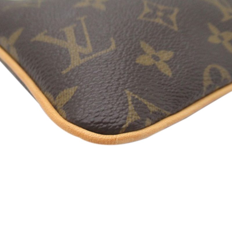 Brown Louis Vuitton Monogram Pochette Milla MM Shoulder Bag - Image 9