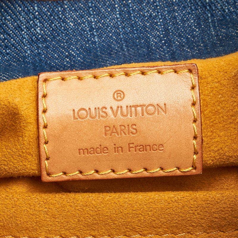 Louis Vuitton Pleaty Blue Monogram Denim - Image 5