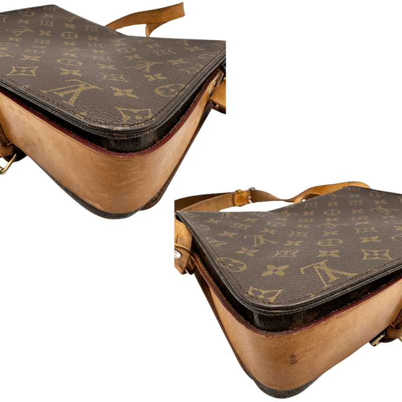 Louis Vuitton Case Clutch Shoulder Bag PVC Coated Canvas DamierBrown/Pink N41597 - Image 12