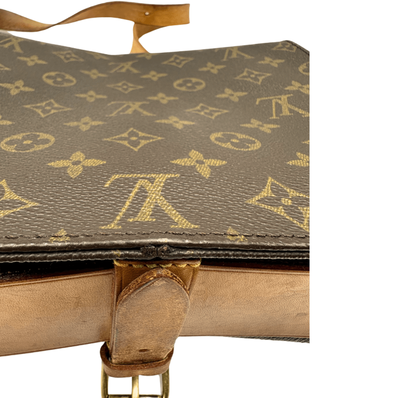 Louis Vuitton Case Clutch Shoulder Bag PVC Coated Canvas DamierBrown/Pink N41597 - Image 15