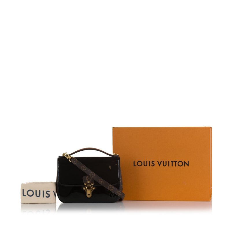 Louis Vuitton Cherrywood PM Black Vernis Miroir - Image 10