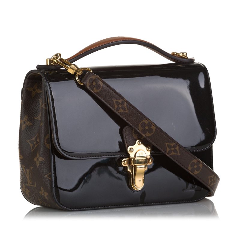 Louis Vuitton Cherrywood PM Black Vernis Miroir - Image 2