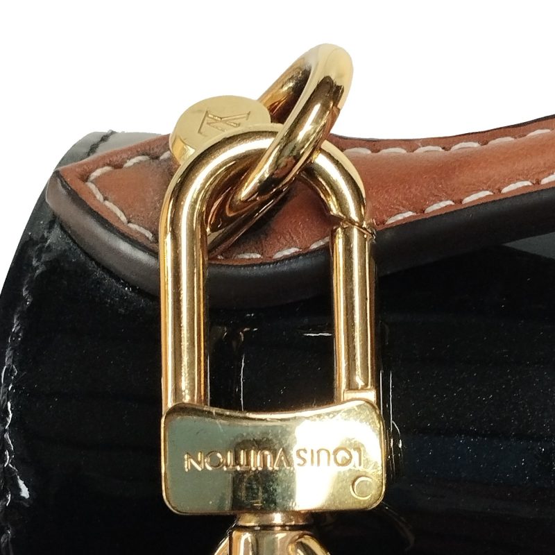 Louis Vuitton Cherrywood PM Black Vernis Miroir - Image 9