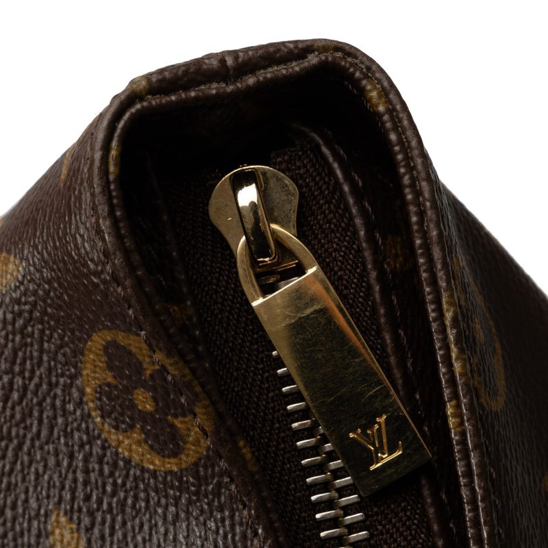 Brown Louis Vuitton Monogram Cabas Beaubourg Tote Bag - Image 9