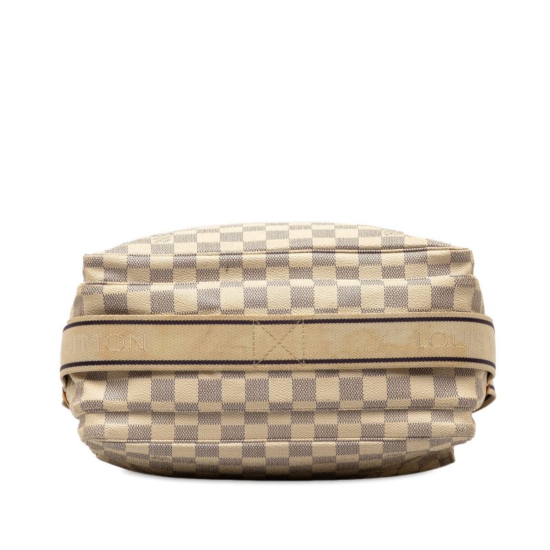 Beige Louis Vuitton Damier Azur Neverfull MM Tote Bag - Image 4