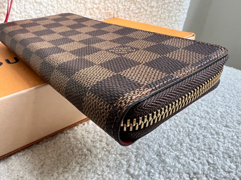 Louis Vuitton Clemence Wallet in Damier Ebene - Image 15