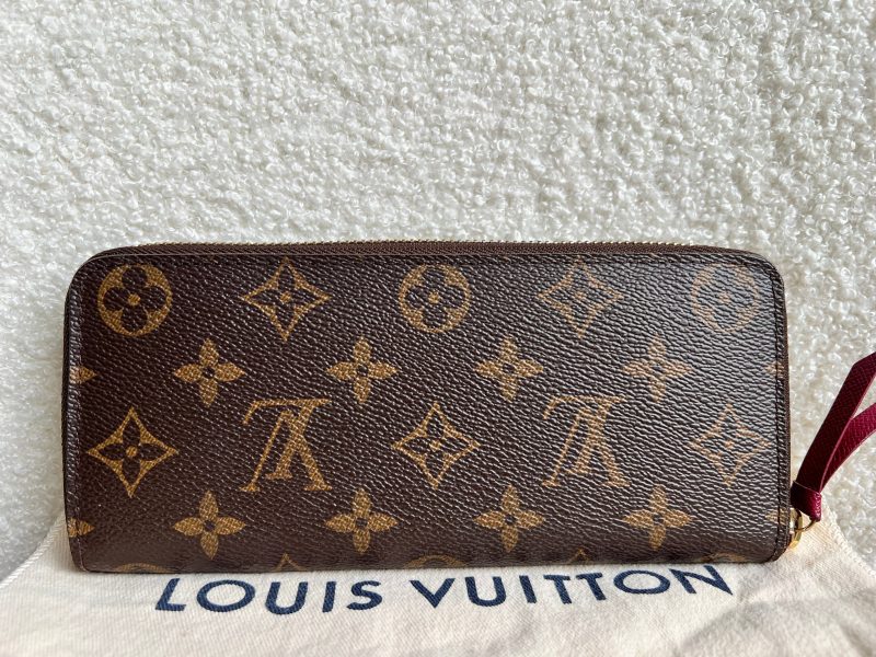Louis Vuitton Clemence Wallet in Damier Ebene - Image 9