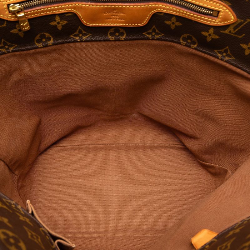 Brown Louis Vuitton Monogram Sac Souple 45 Travel Bag - Image 5