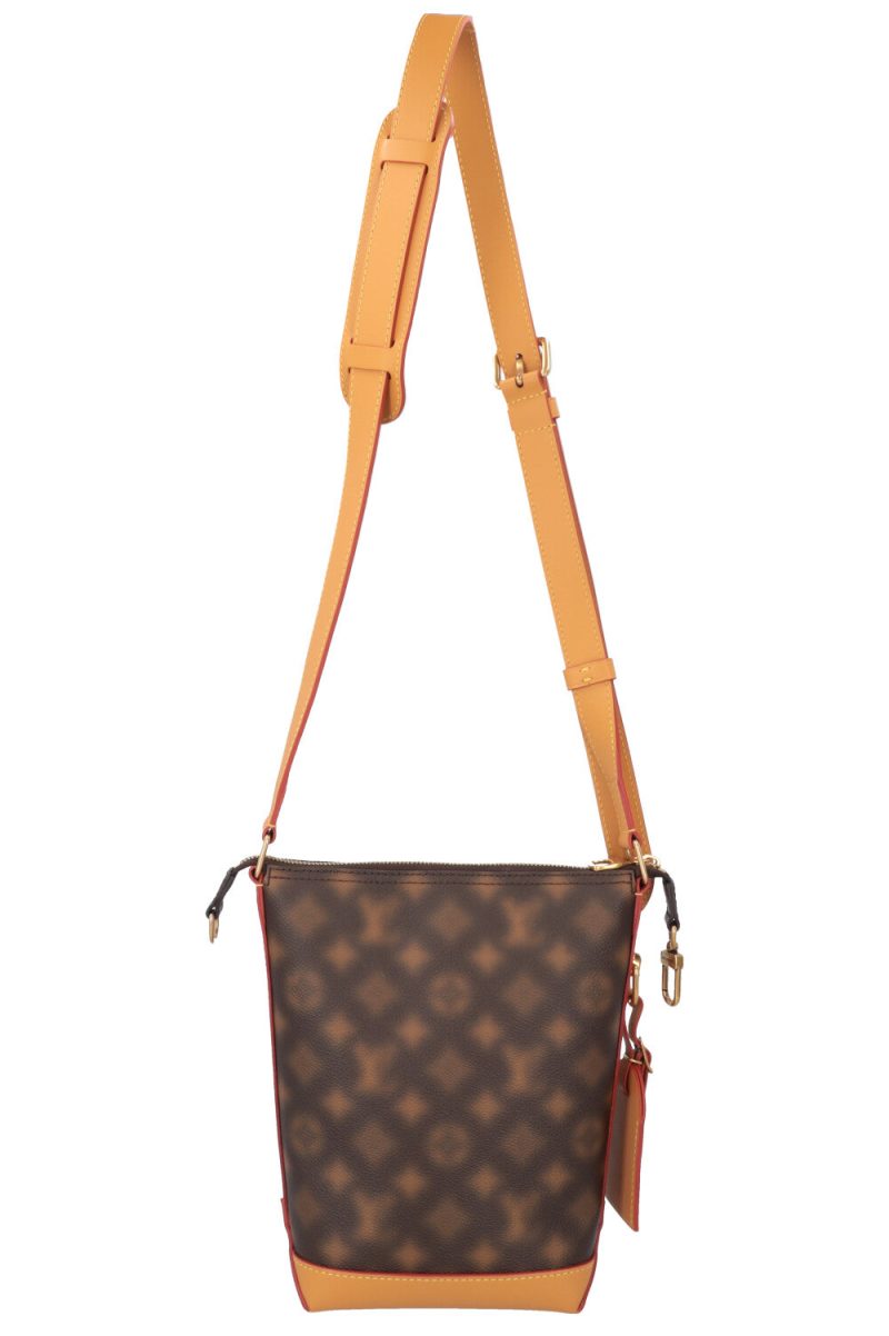 LOUIS VUITTON Cruiser Messenger Gray M21812 Calf Leather