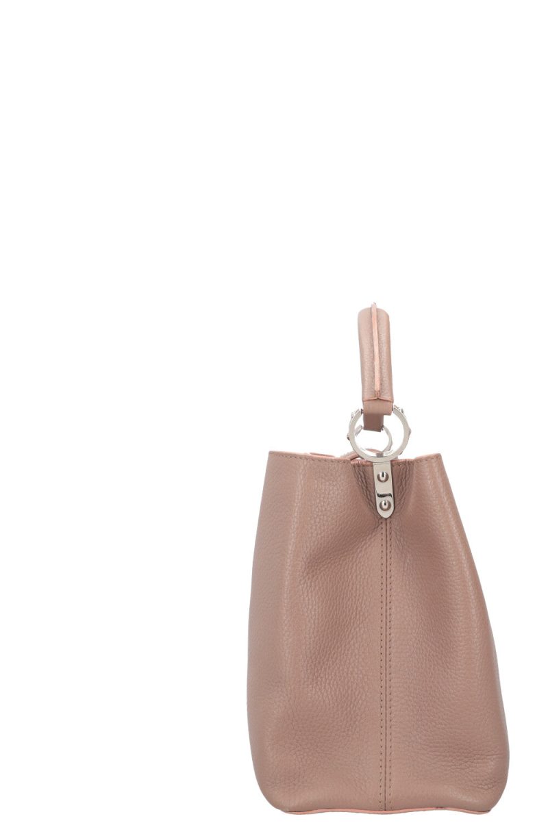 LOUIS VUITTON Capucines Light Pink/Yellow M22514 Taurillon Leather Size BB - Image 4