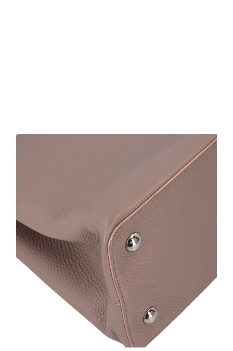 LOUIS VUITTON Capucines Light Pink/Yellow M22514 Taurillon Leather Size BB - Image 10