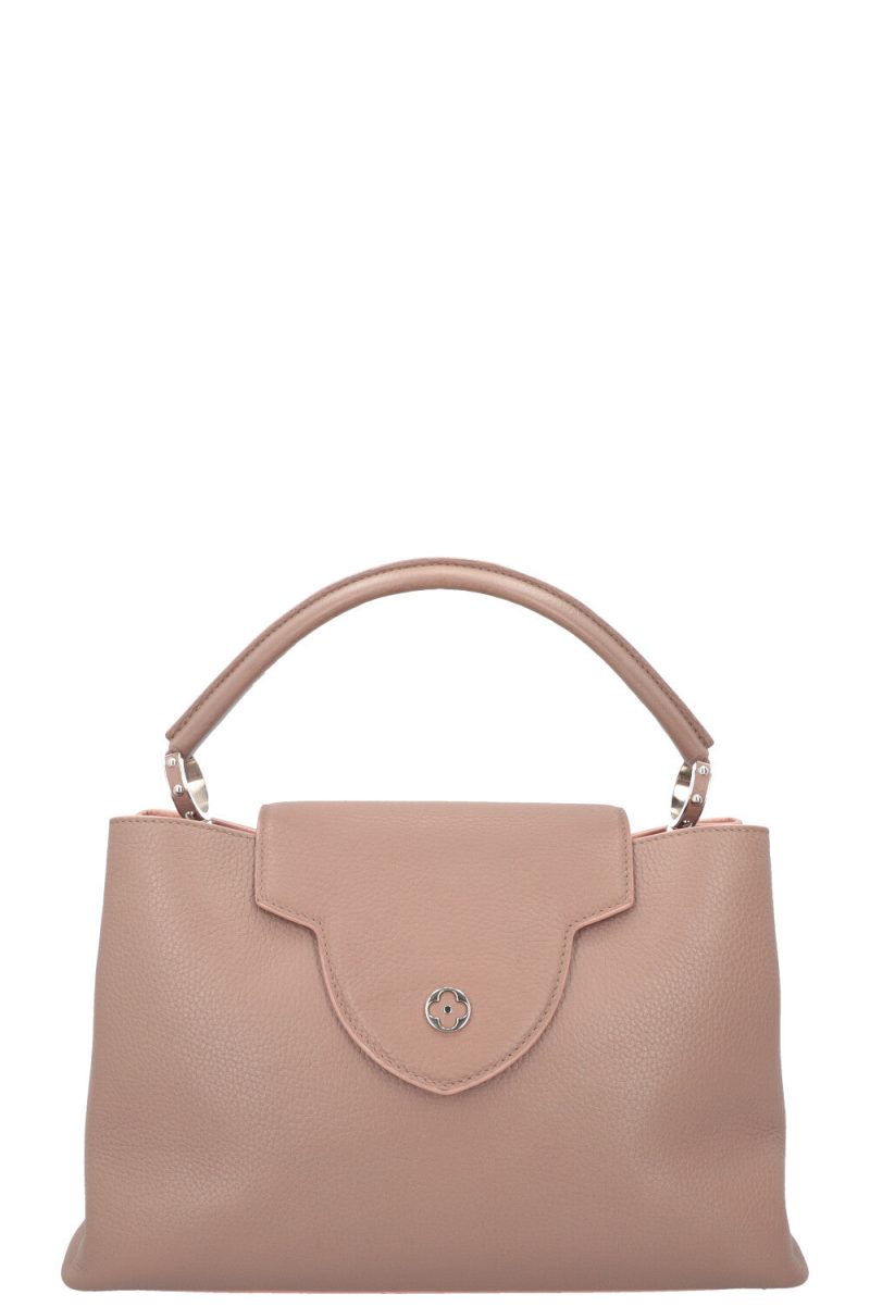 LOUIS VUITTON Capucines Light Pink/Yellow M22514 Taurillon Leather Size BB - Image 7