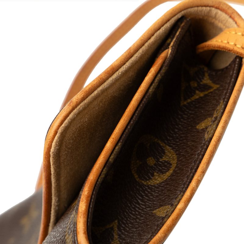 Brown Louis Vuitton Monogram Pochette Twin GM Crossbody Bag - Image 8